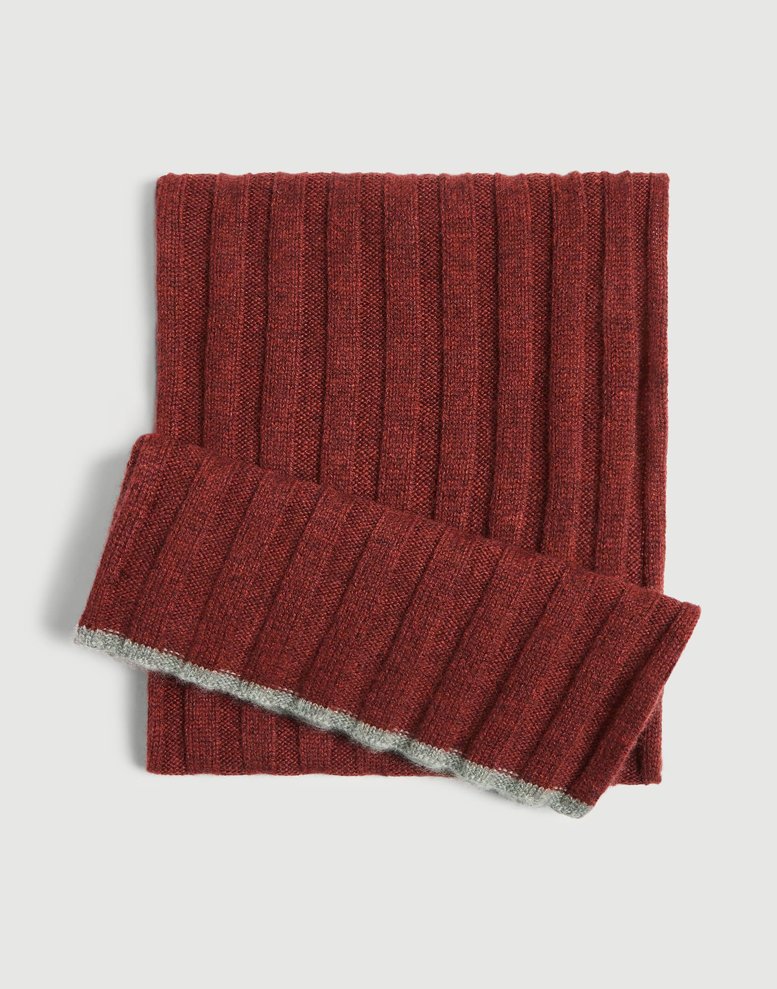 Cashmere knit scarf Firebrick Boys - Brunello Cucinelli