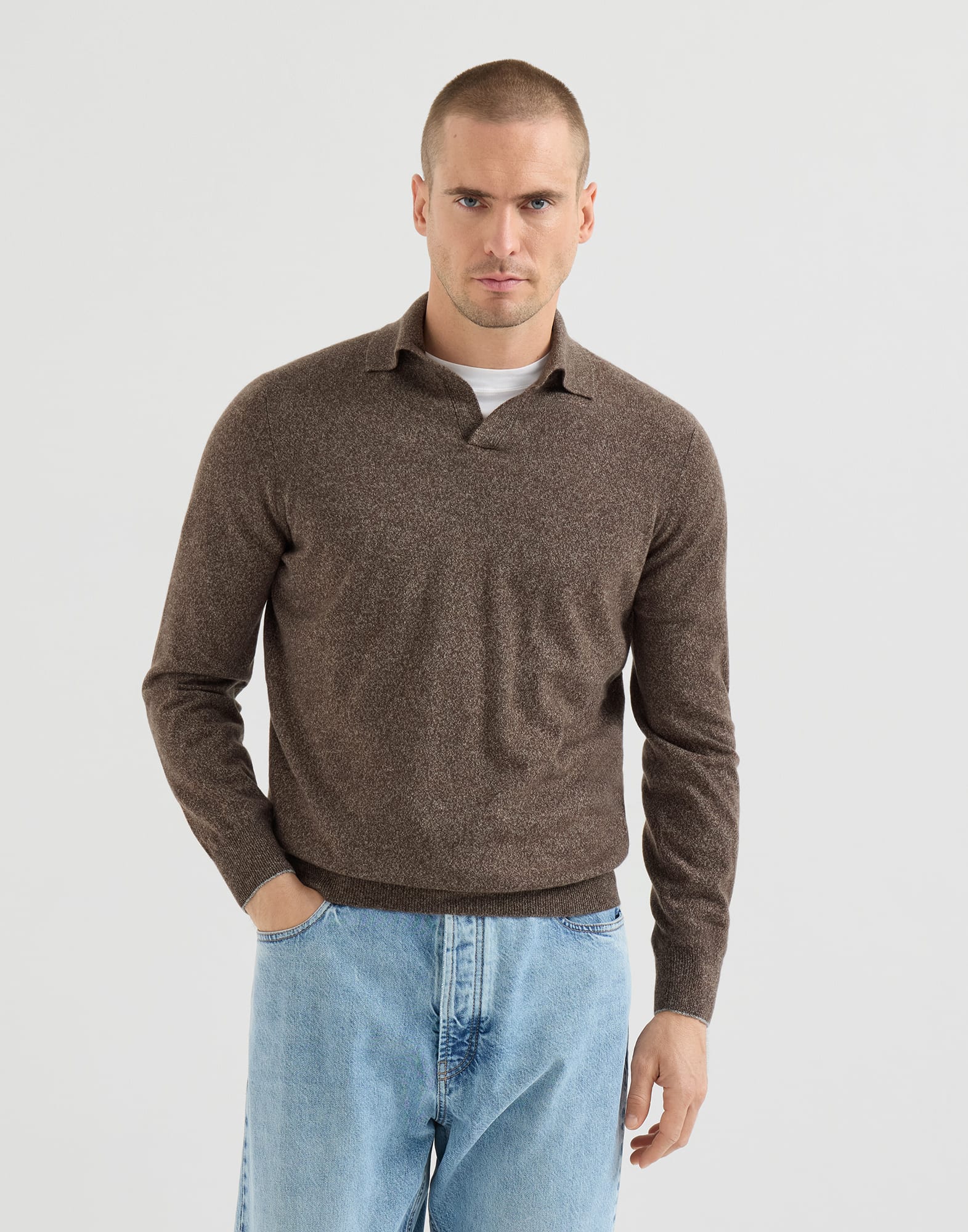 BRUNELLO CUCINELLI wool cashmere sweater size L ブルネロクチネリ