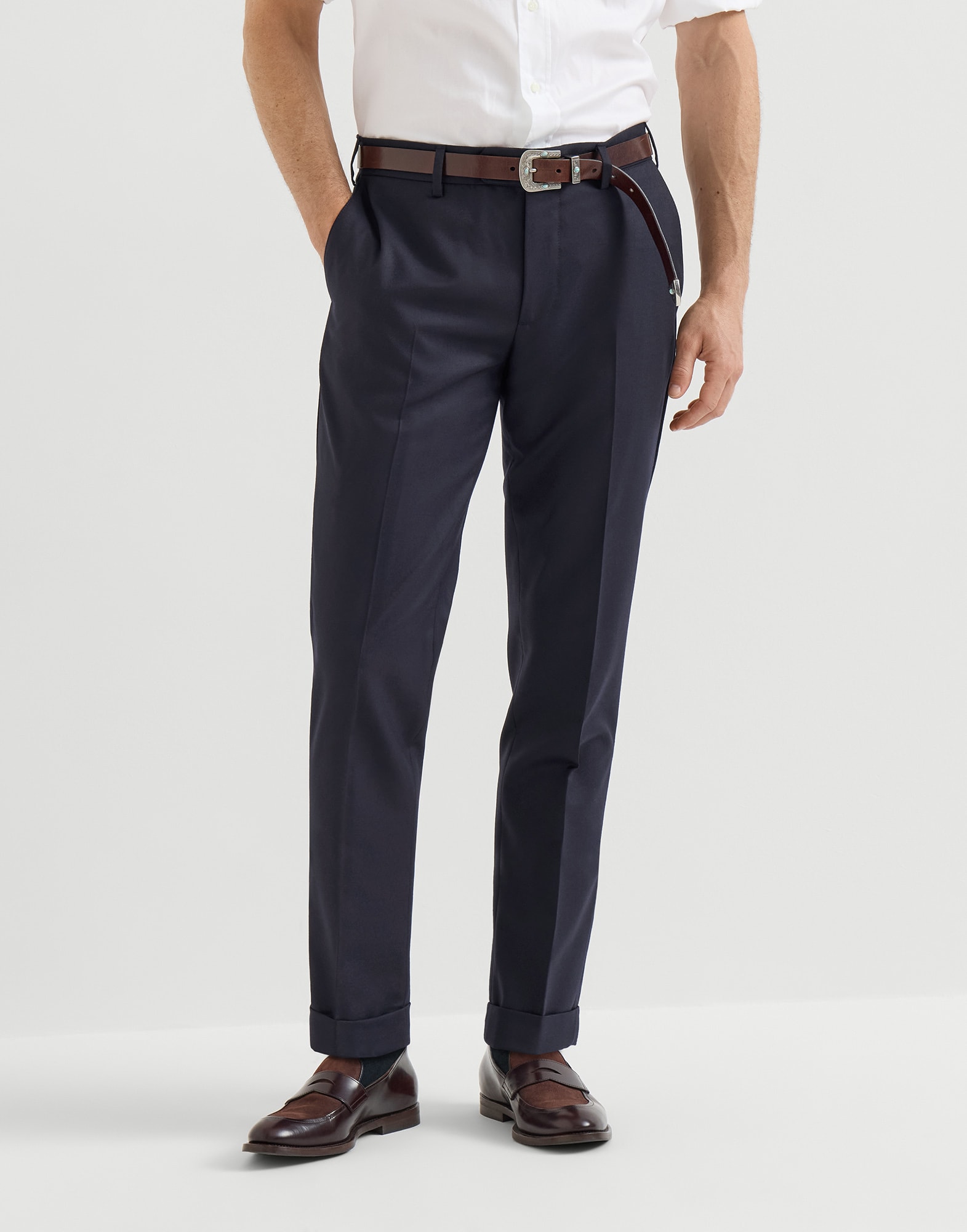 Flat Trousers - Front view - View Full Screen