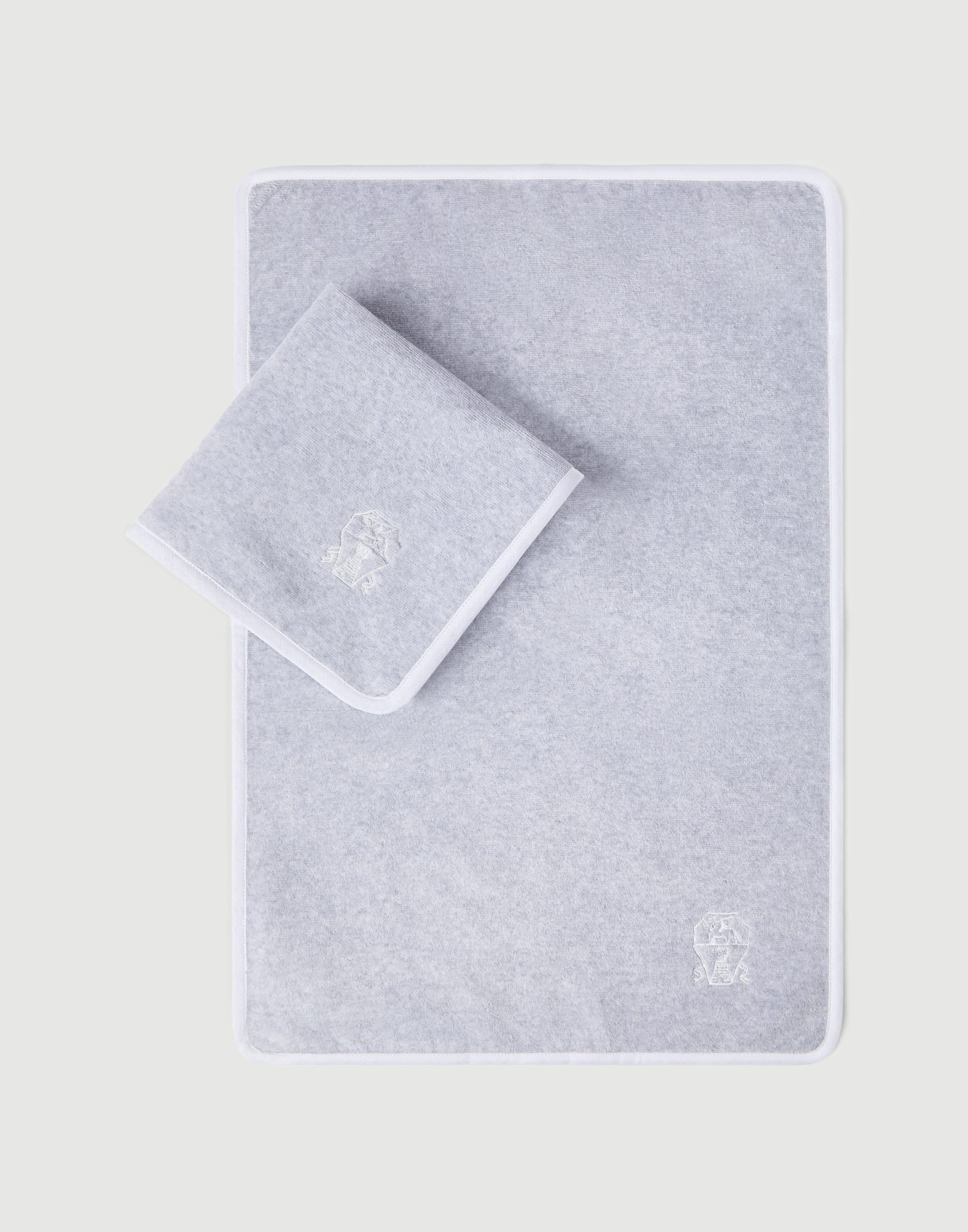Set of towels in Navy Blue | Lifestyle | Brunello Cucinelli