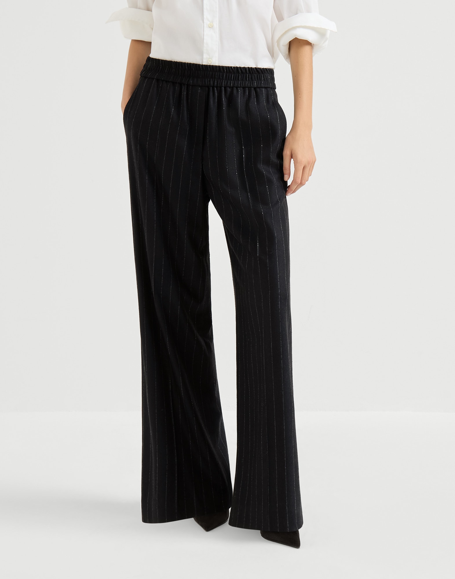 Wide trousers - Front view - View Full Screen