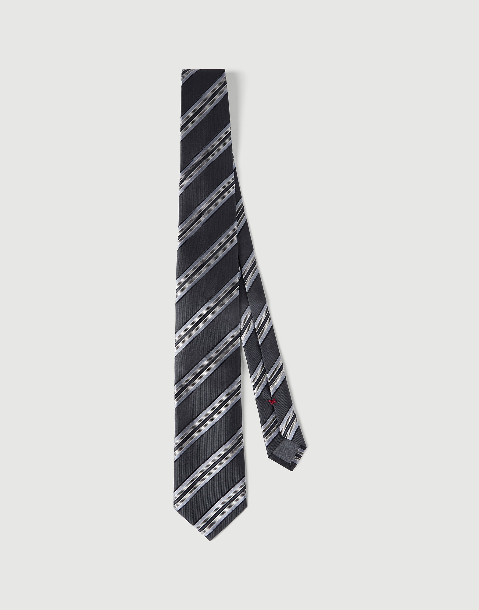 Silk necktie Anthracite Man - Brunello Cucinelli