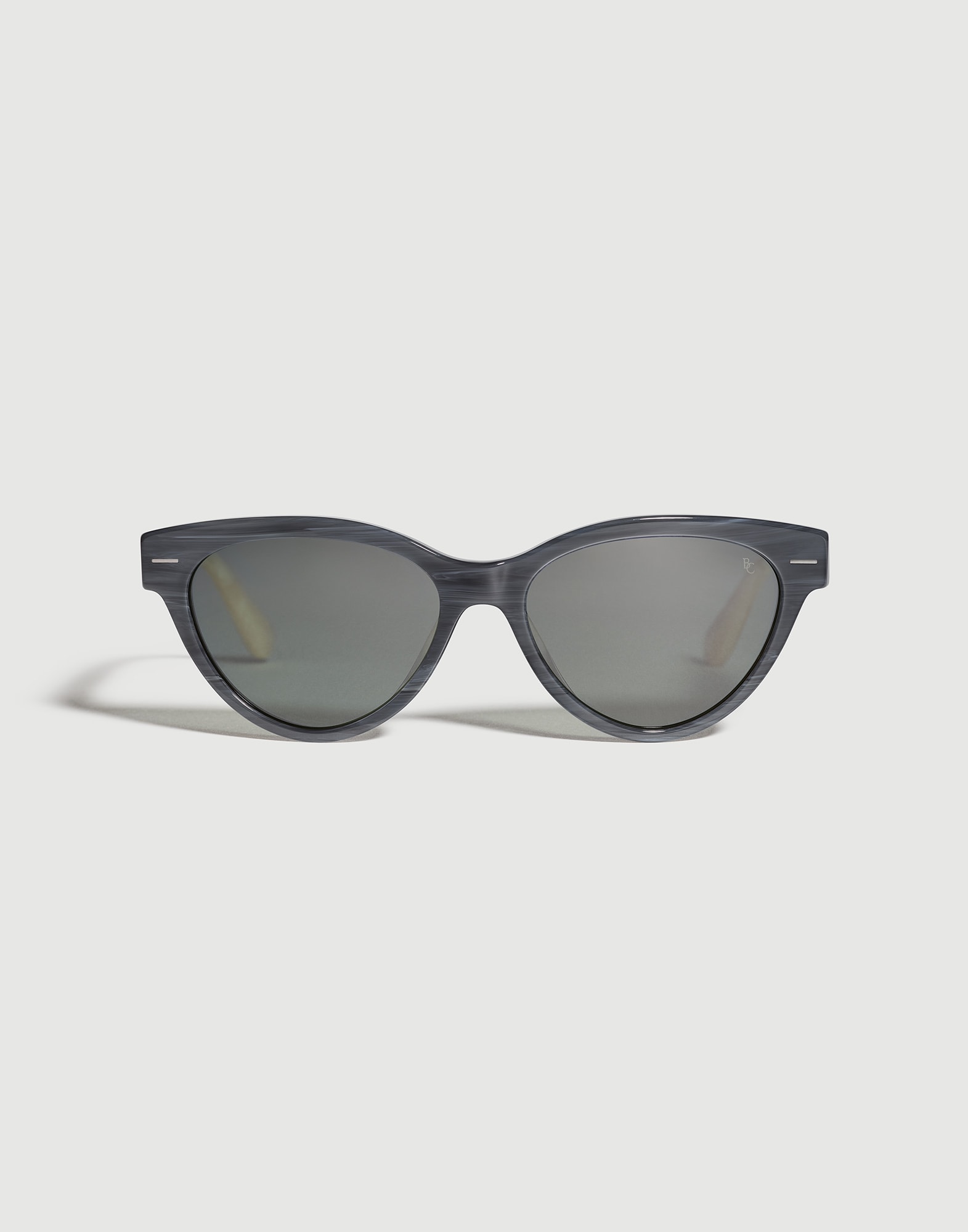 Cat-eye sunglasses with polarized lenses Black / White Eyewear - Brunello Cucinelli