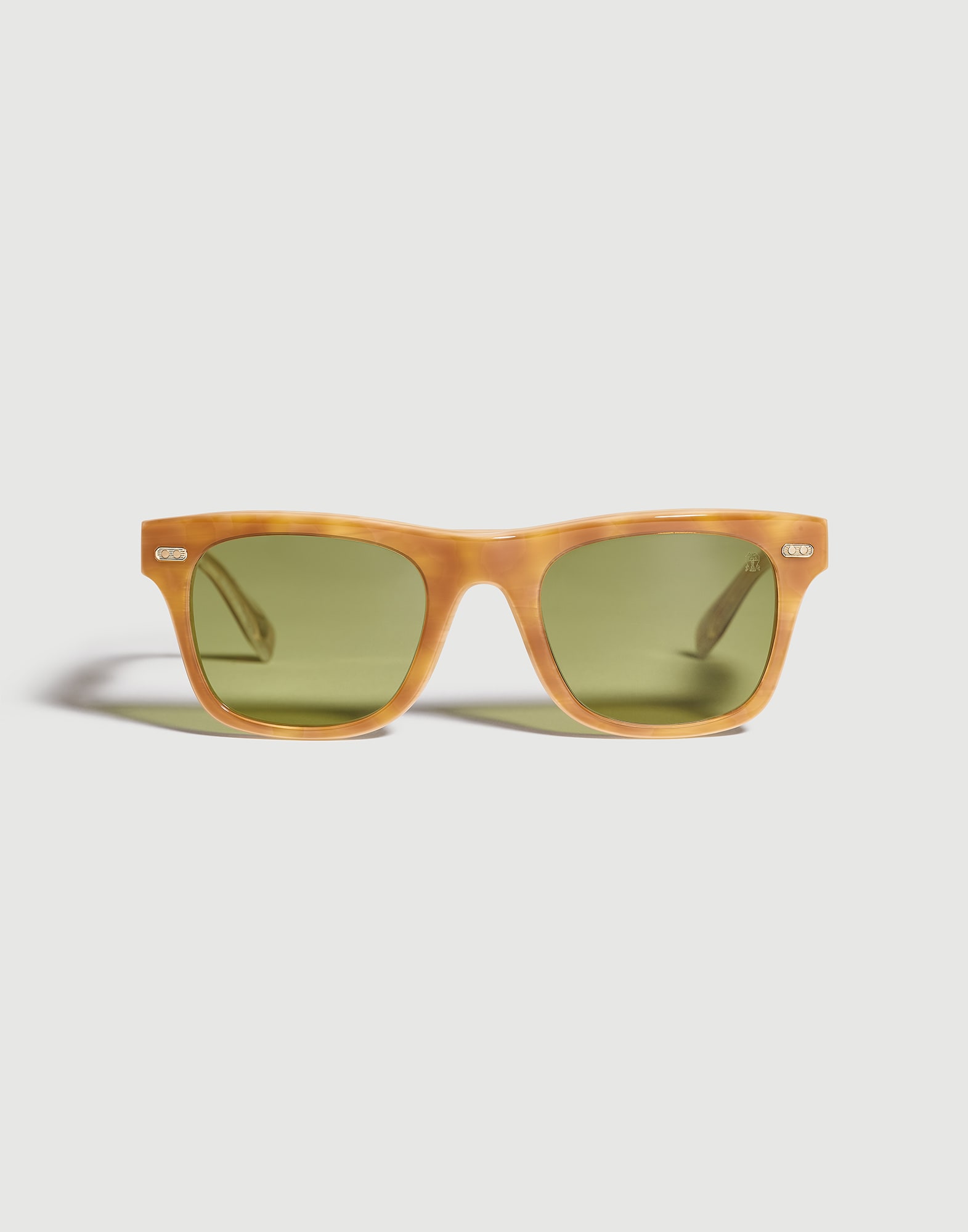 Mr. Brunello Signature in acetato bi-layer Havana Occhiali - Brunello Cucinelli
