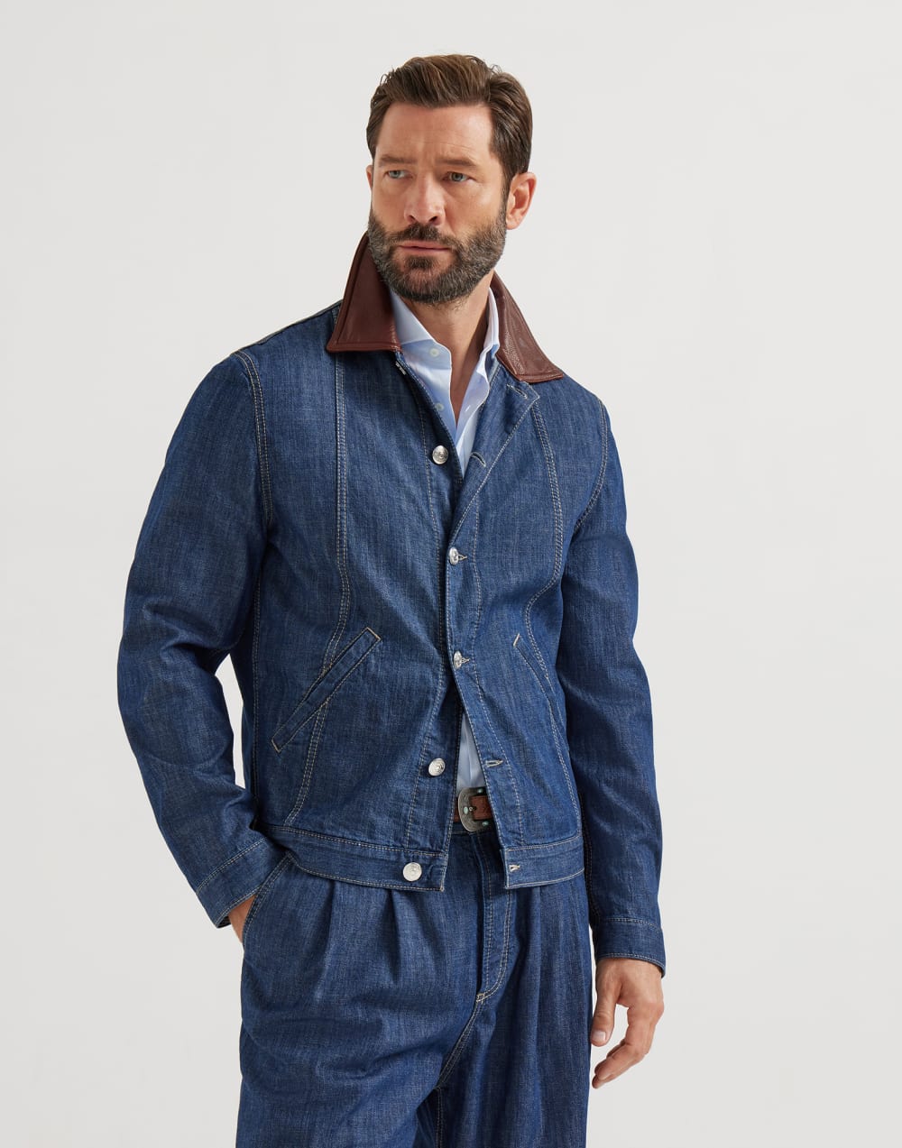 Denim jacket Denim Man - Brunello Cucinelli