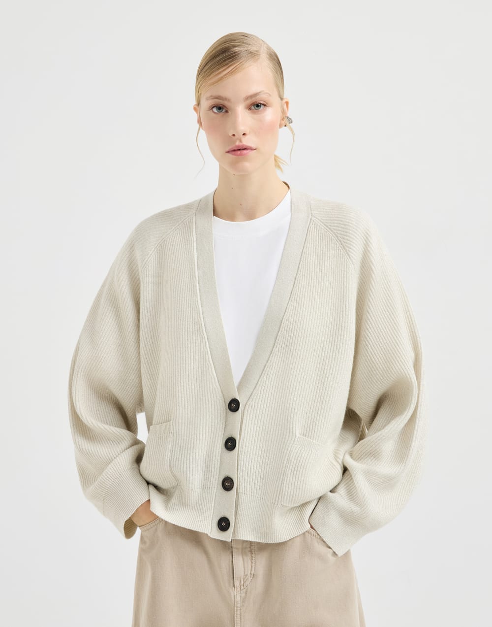 Cardigan aus Kaschmir Panama Damen - Brunello Cucinelli
