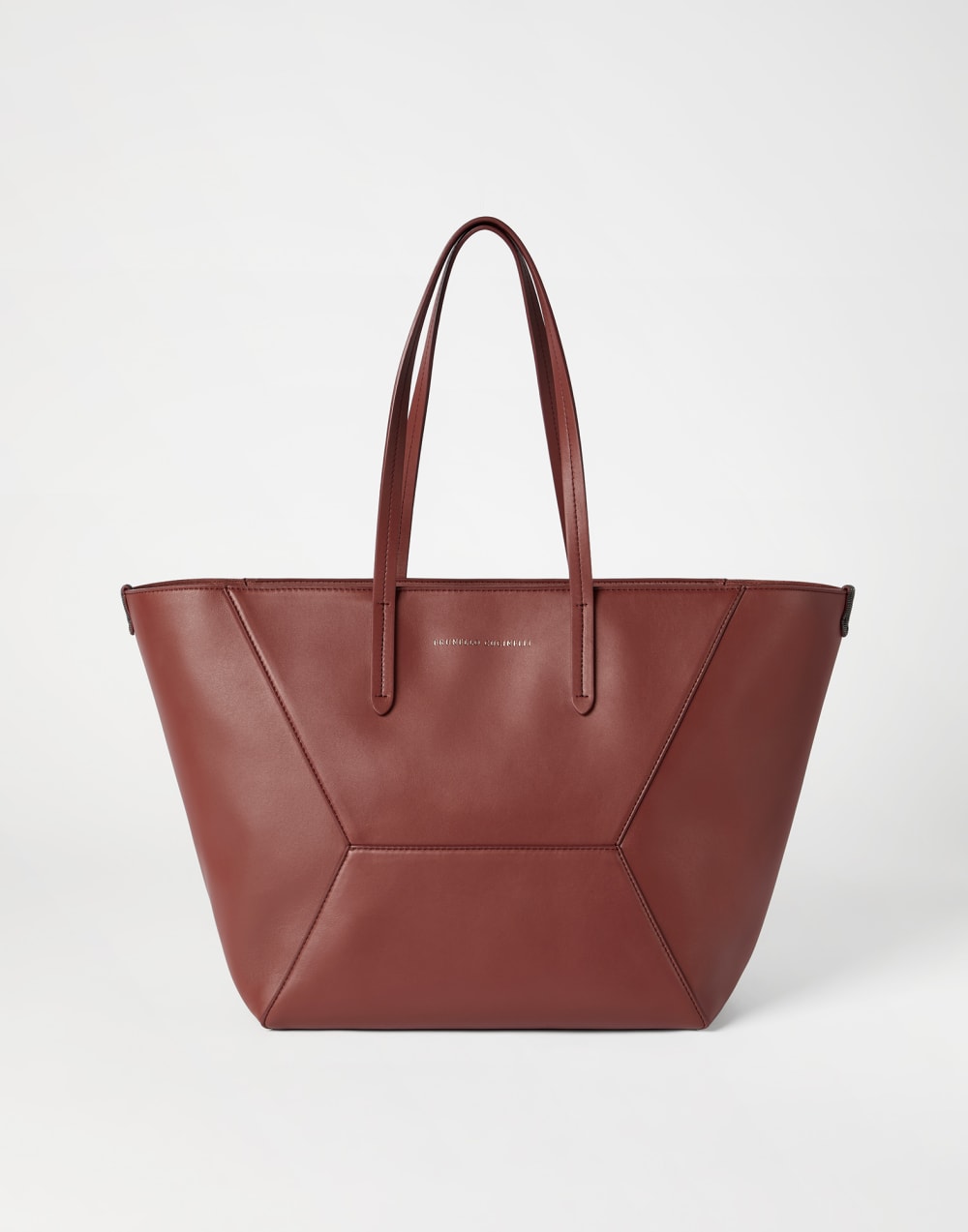 Calfskin BC Duo bag Firebrick Woman - Brunello Cucinelli