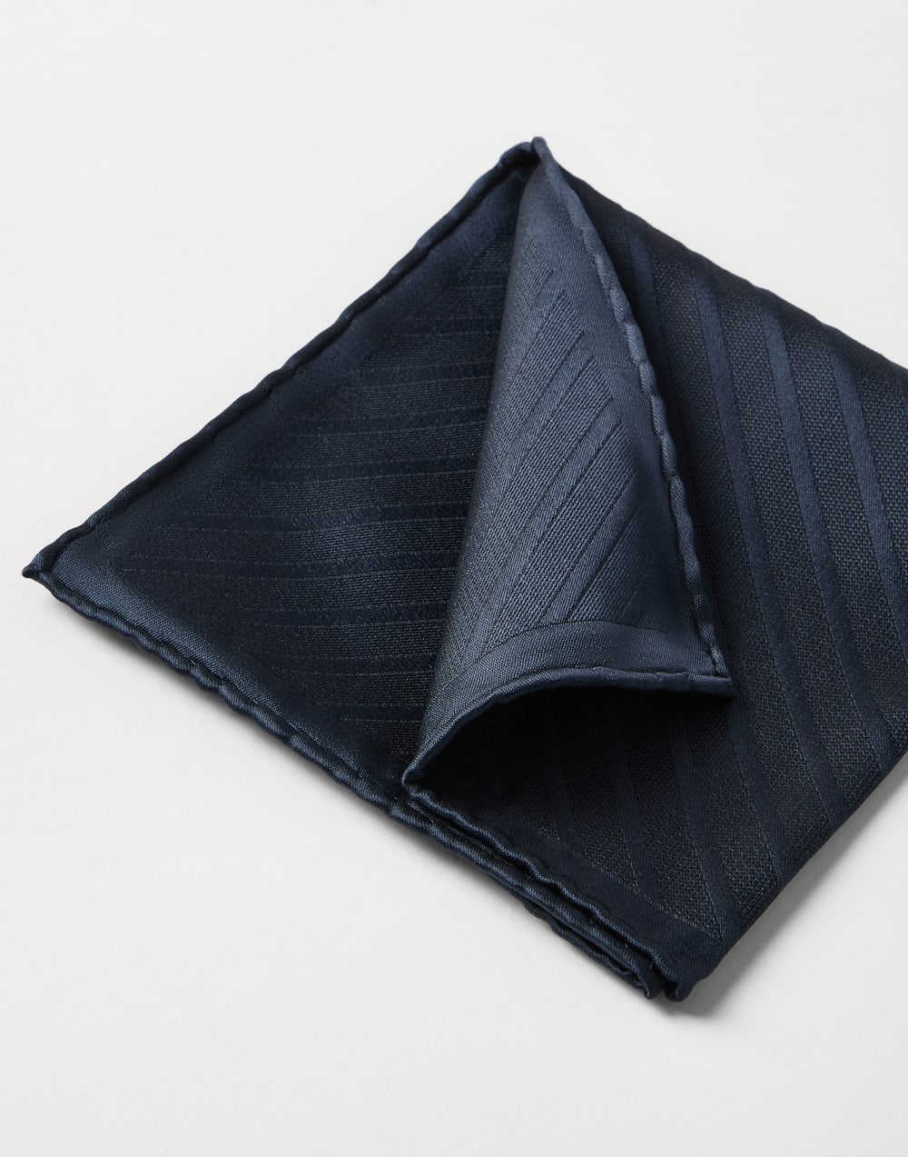 Silk pocket square Navy Blue Man - Brunello Cucinelli