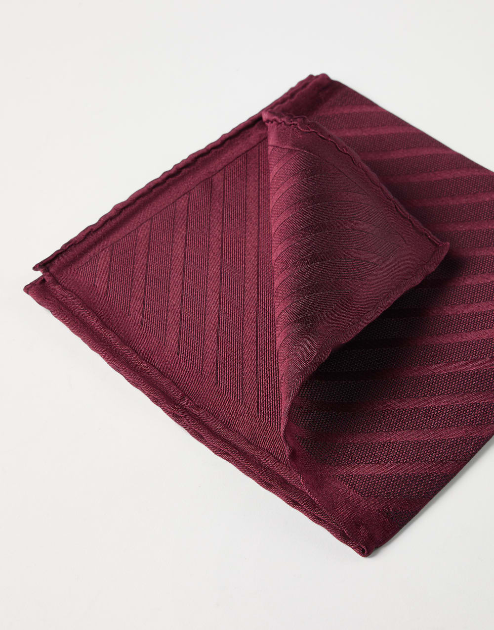 Silk pocket square Purple-Red Man - Brunello Cucinelli