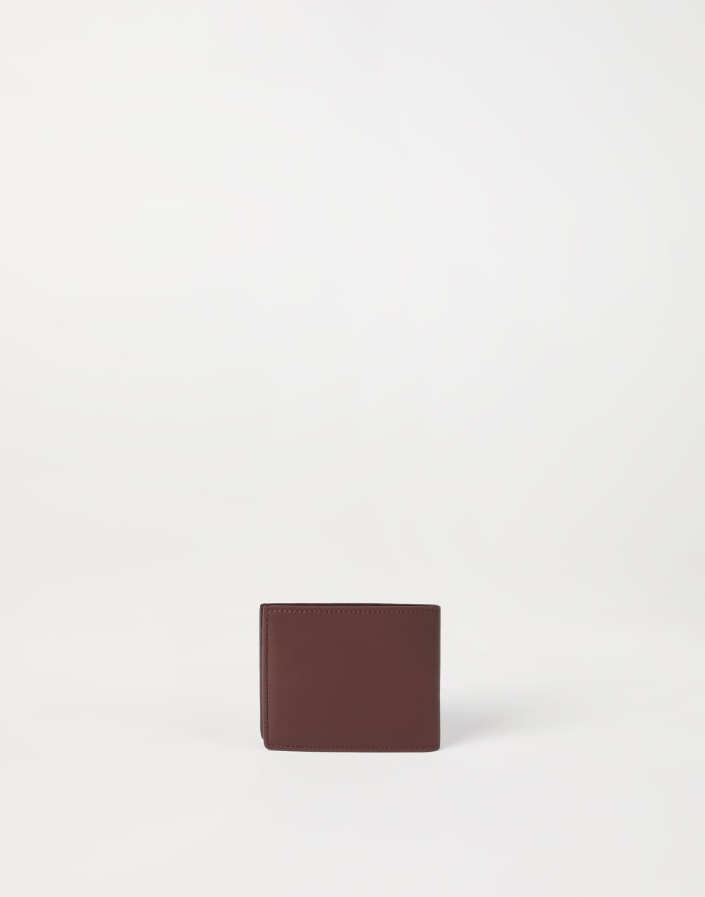 小牛皮钱包 棕色 男款 - Brunello Cucinelli