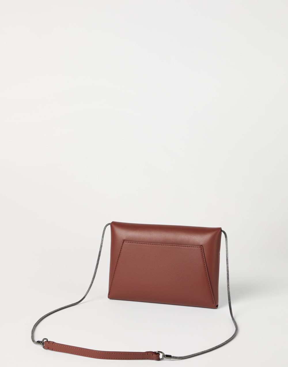 Calfskin BC Duo pochette Firebrick Woman - Brunello Cucinelli