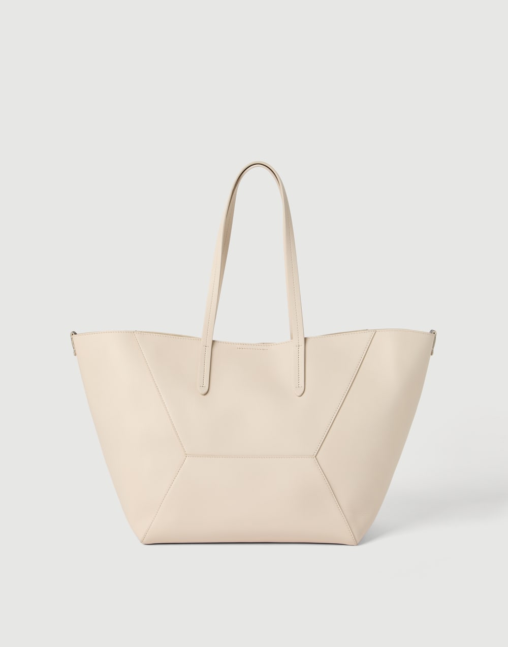 Calfskin BC Duo bag Ivory Woman - Brunello Cucinelli