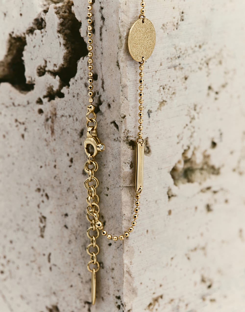 Armband aus Gold 18 kt mit Diamant 0,015 ct Gold Damen - Brunello Cucinelli