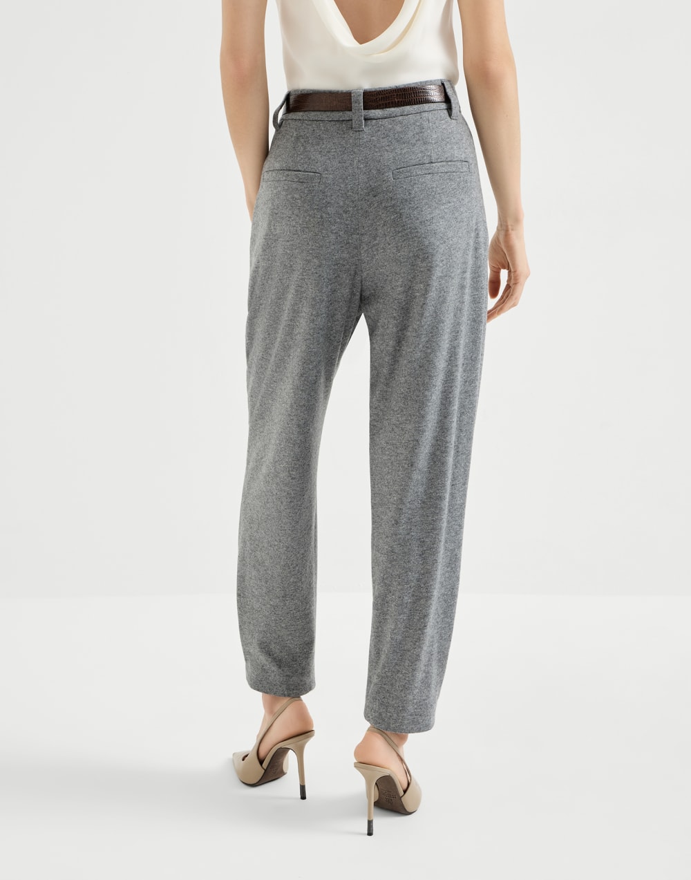 Tailored trousers Grey Woman - Brunello Cucinelli