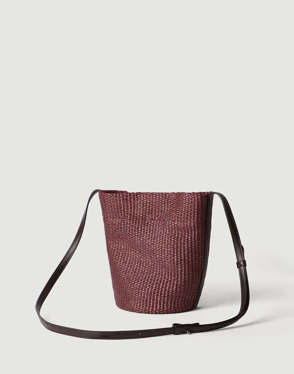 Sartorial small bucket bag Bordeaux Woman - Brunello Cucinelli