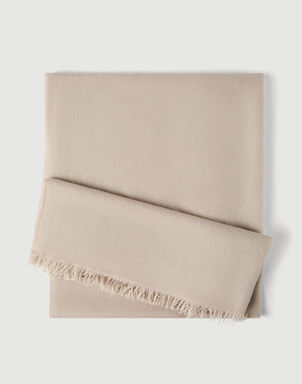 Schal aus Kaschmir und Seide Beige Damen - Brunello Cucinelli