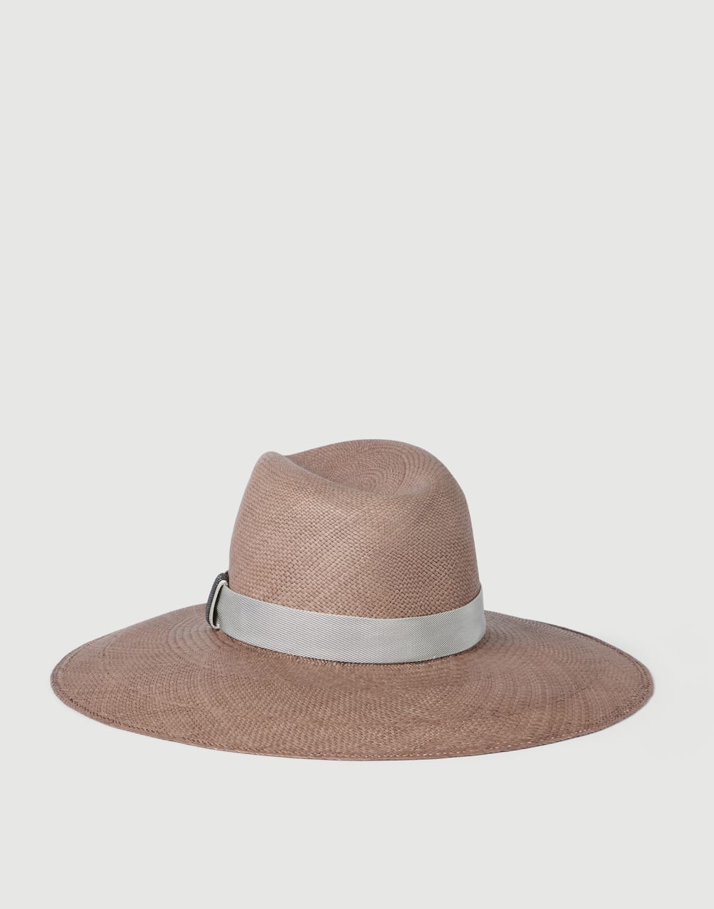 Straw fedora Beige Woman - Brunello Cucinelli
