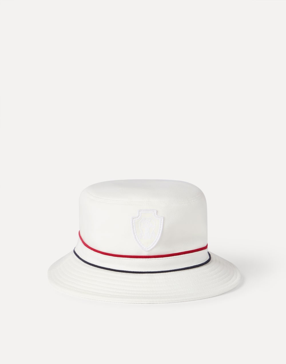 Bucket hat with logo White Woman - Brunello Cucinelli