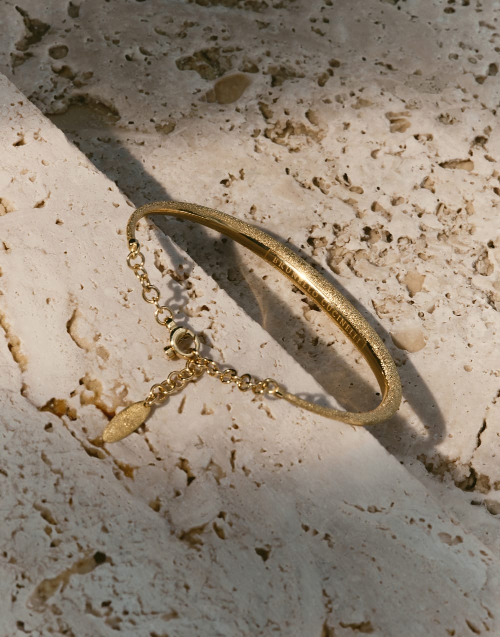 18k Gold bracelet with 0.015ct Diamond Gold Woman - Brunello Cucinelli