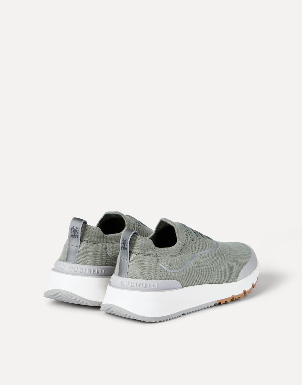 Knit runners Olive Man - Brunello Cucinelli
