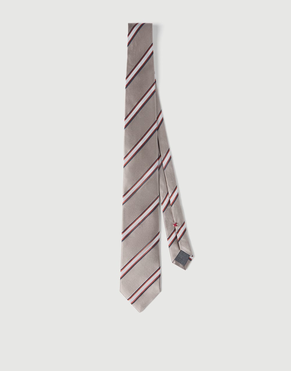 Silk necktie Earth Man - Brunello Cucinelli