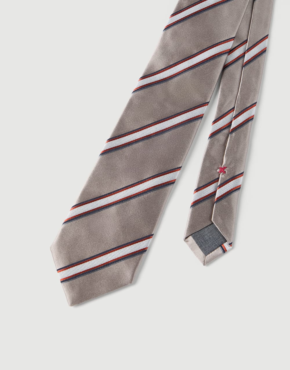 Silk necktie Earth Man - Brunello Cucinelli