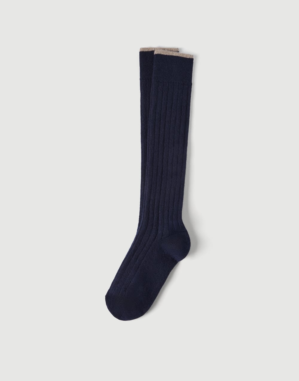 Cashmere knit socks Navy Blue Man - Brunello Cucinelli