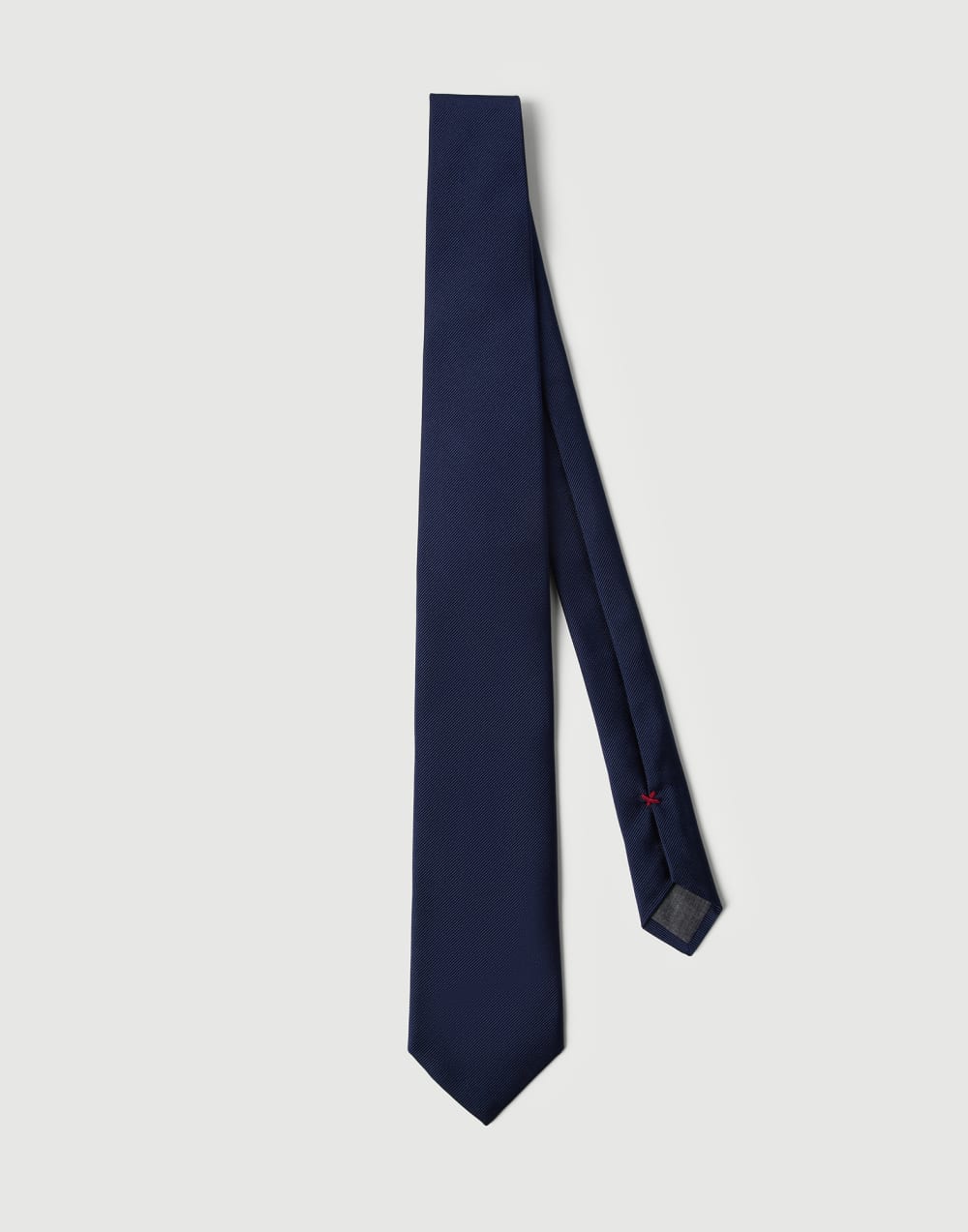 Silk twill tie Blue Man - Brunello Cucinelli