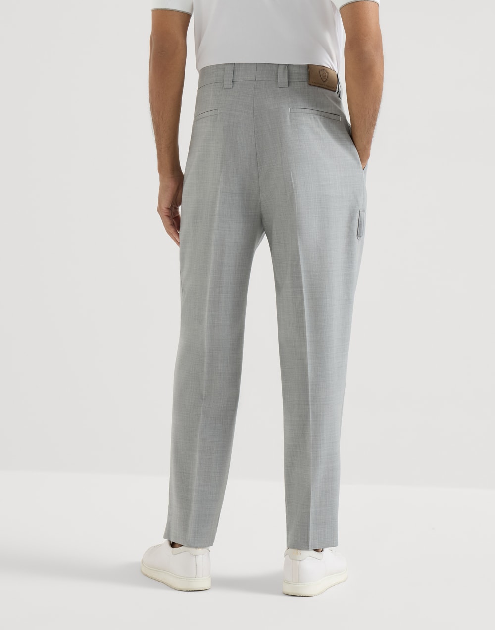 Trousers with tee holder Pearl Man - Brunello Cucinelli