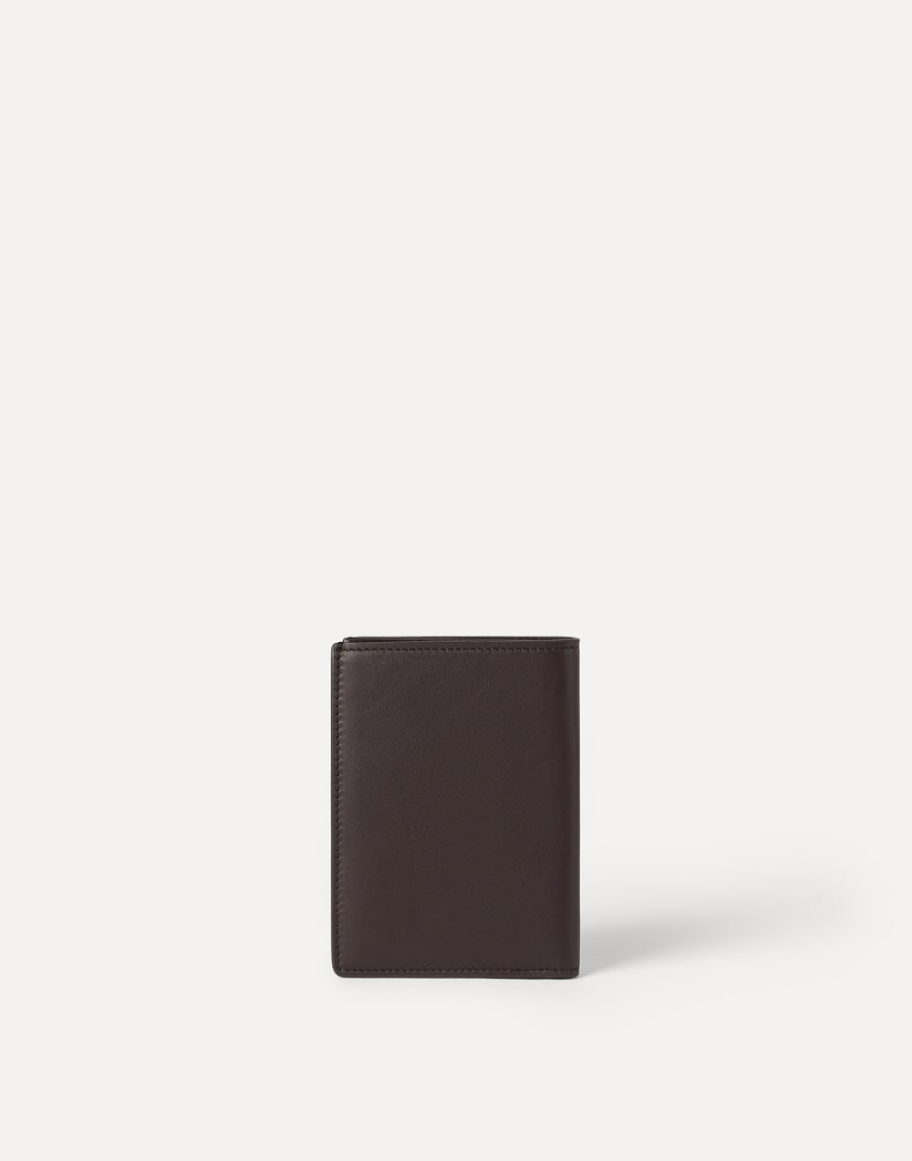 Calfskin passport holder Rust Brown Man - Brunello Cucinelli