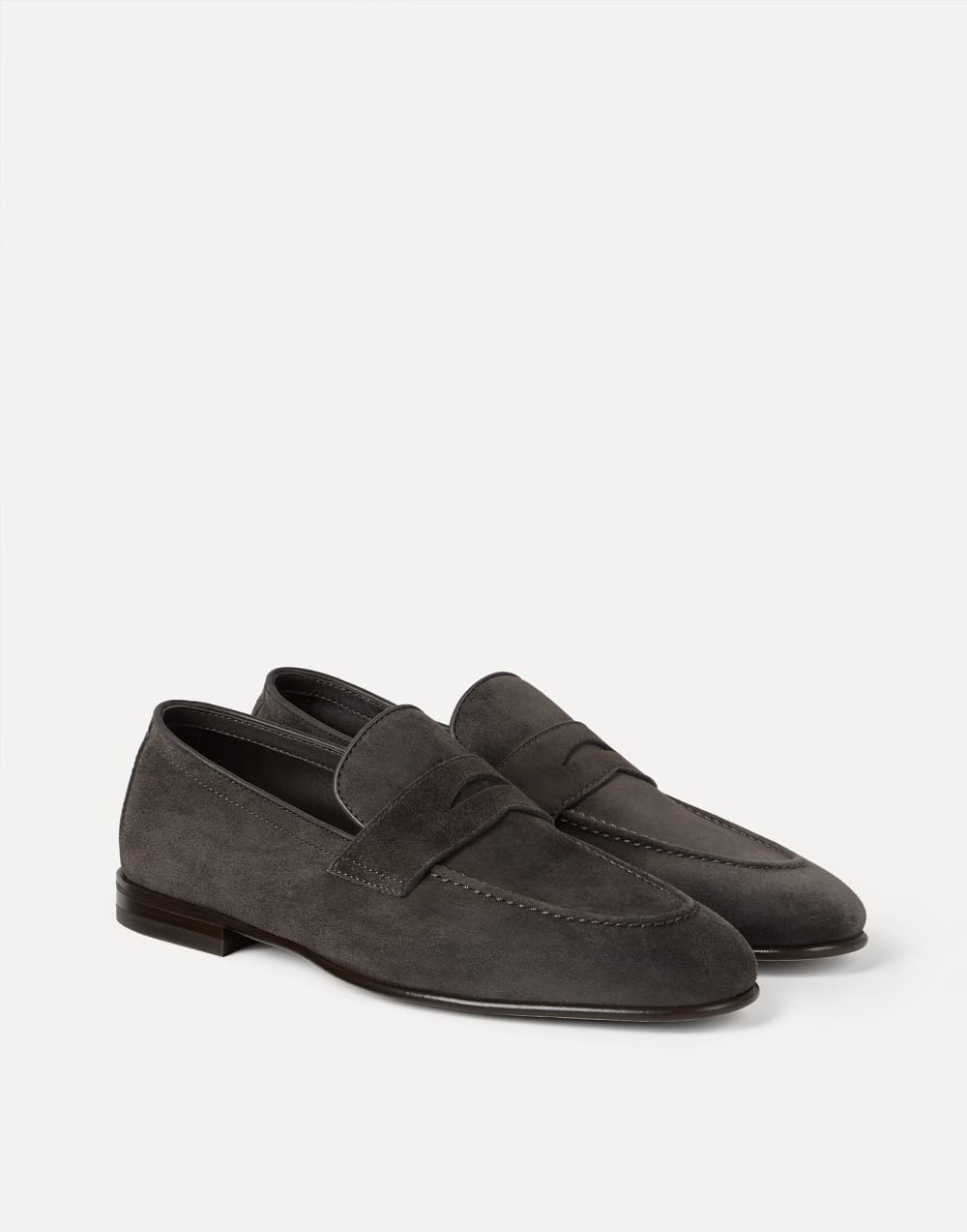 Penny-Loafer Erdbraun Herren - Brunello Cucinelli