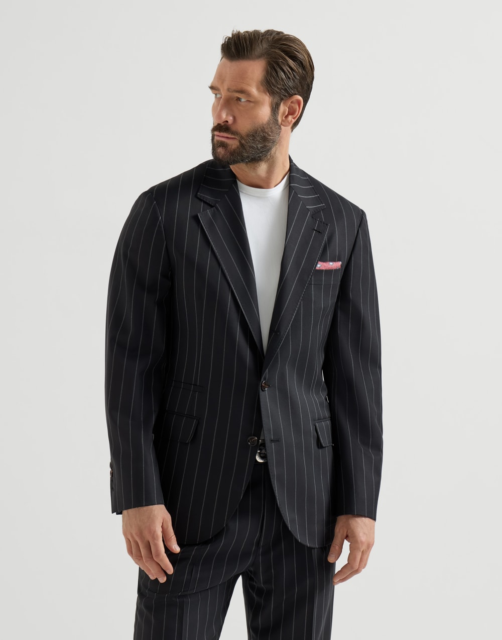 Virgin wool blazer Black Man - Brunello Cucinelli