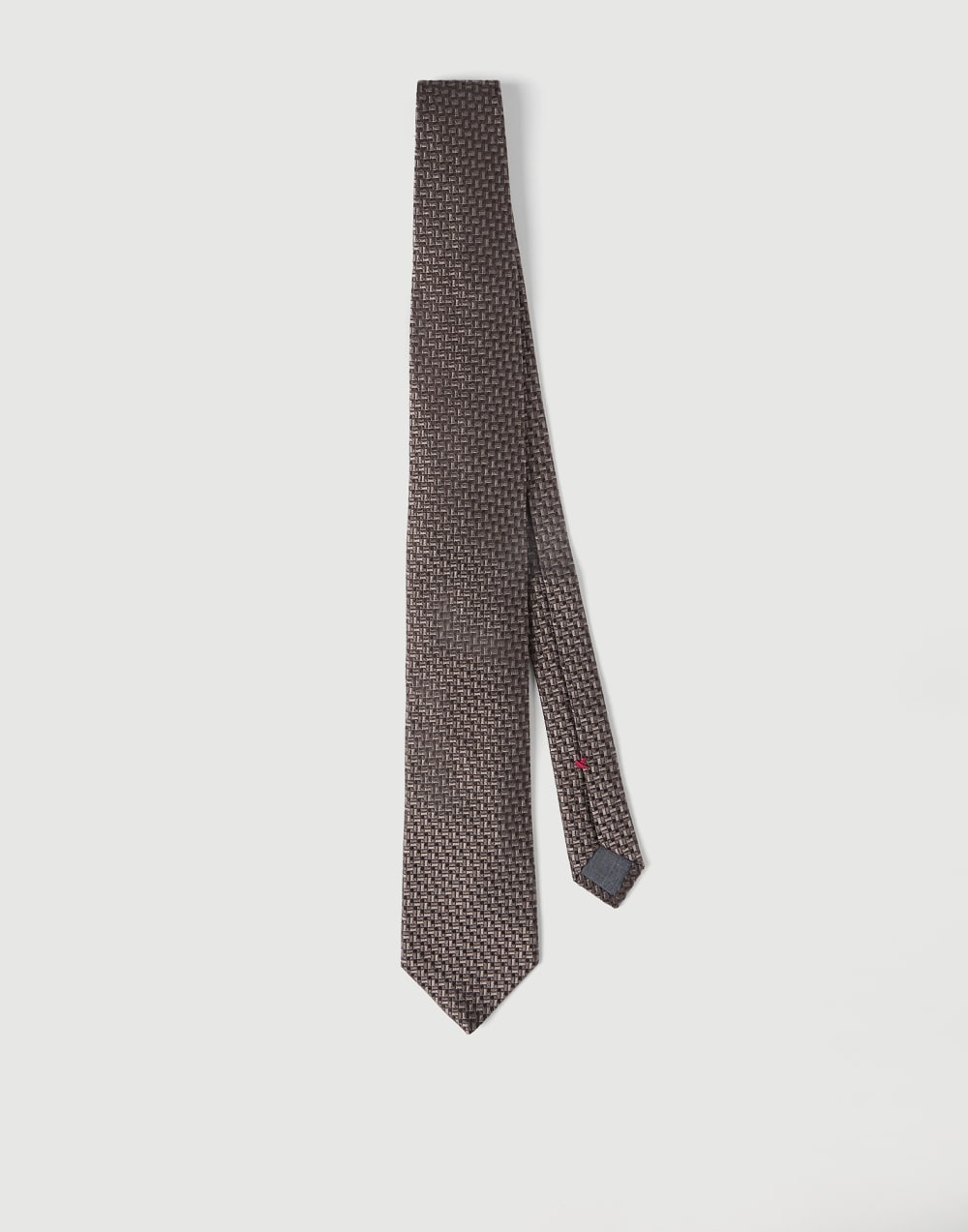 Silk necktie Hazelnut Man - Brunello Cucinelli