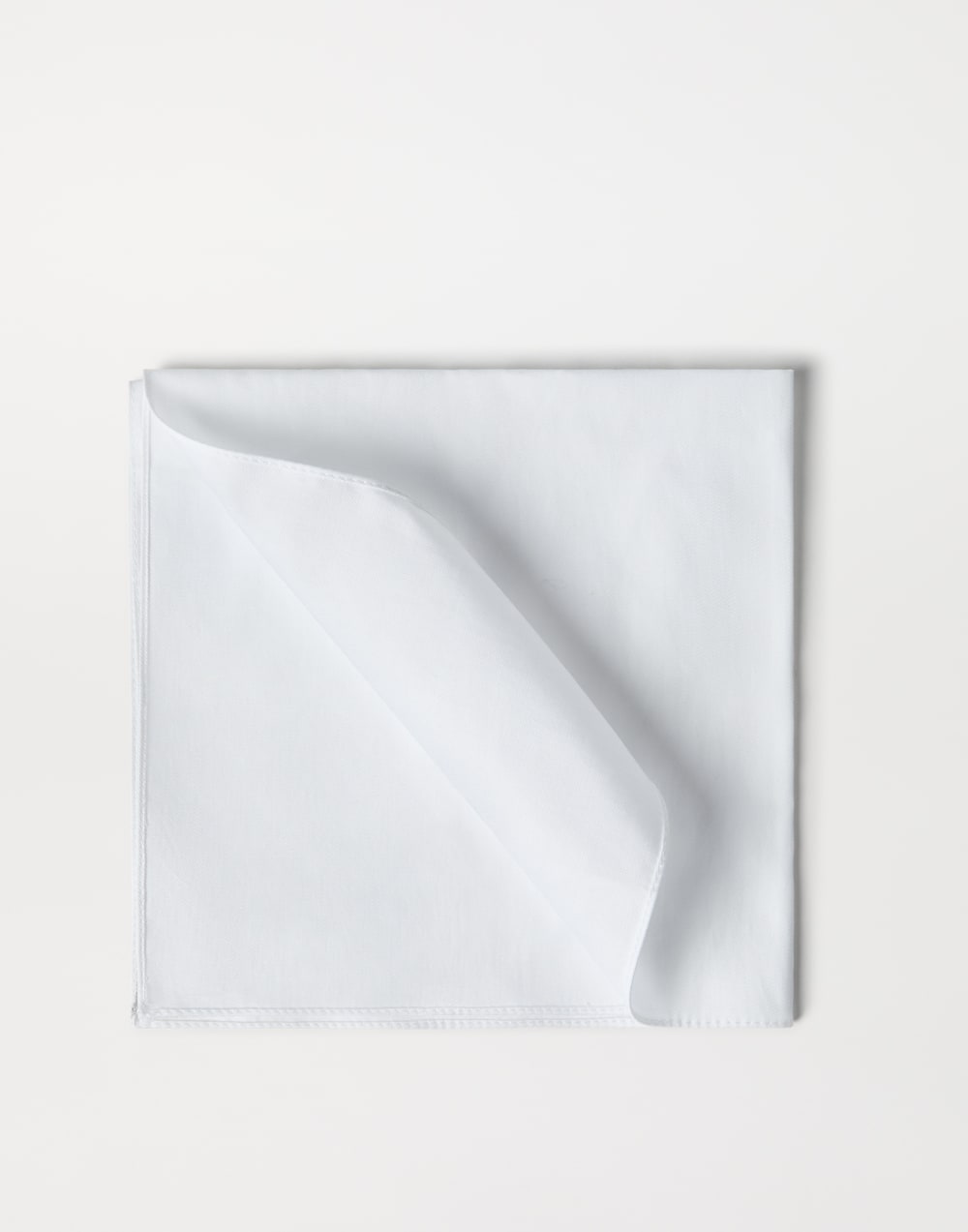 Tuxedo pocket square White Man - Brunello Cucinelli