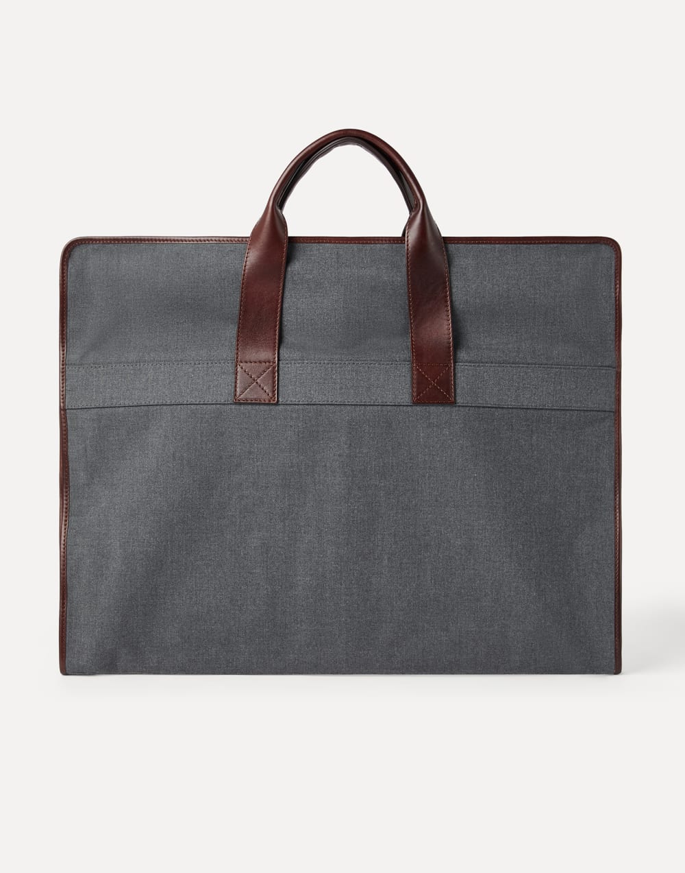 Kleidersack aus Kalbsleder Anthrazit Herren - Brunello Cucinelli