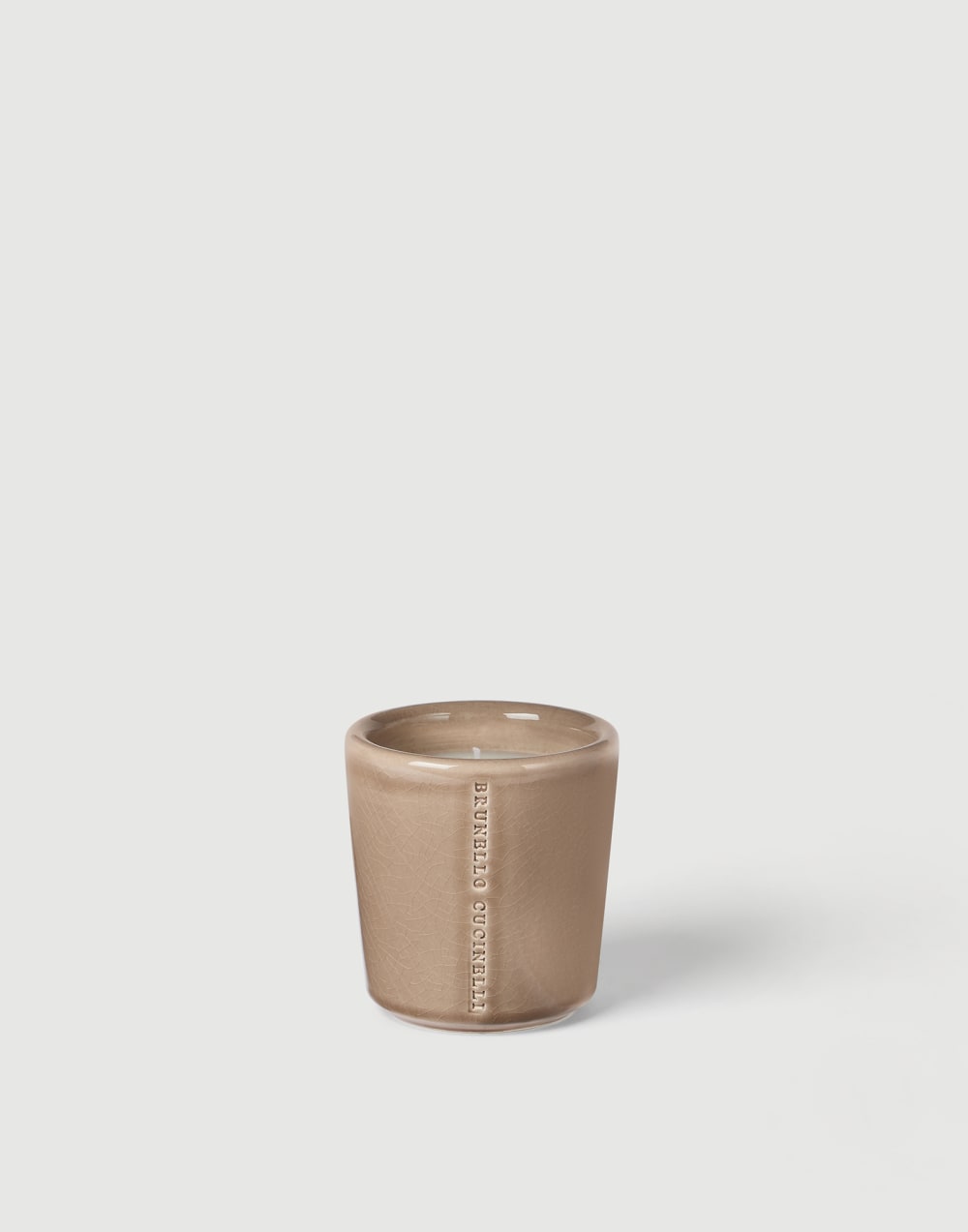 Candle in craquelée vessel Mud Lifestyle - Brunello Cucinelli