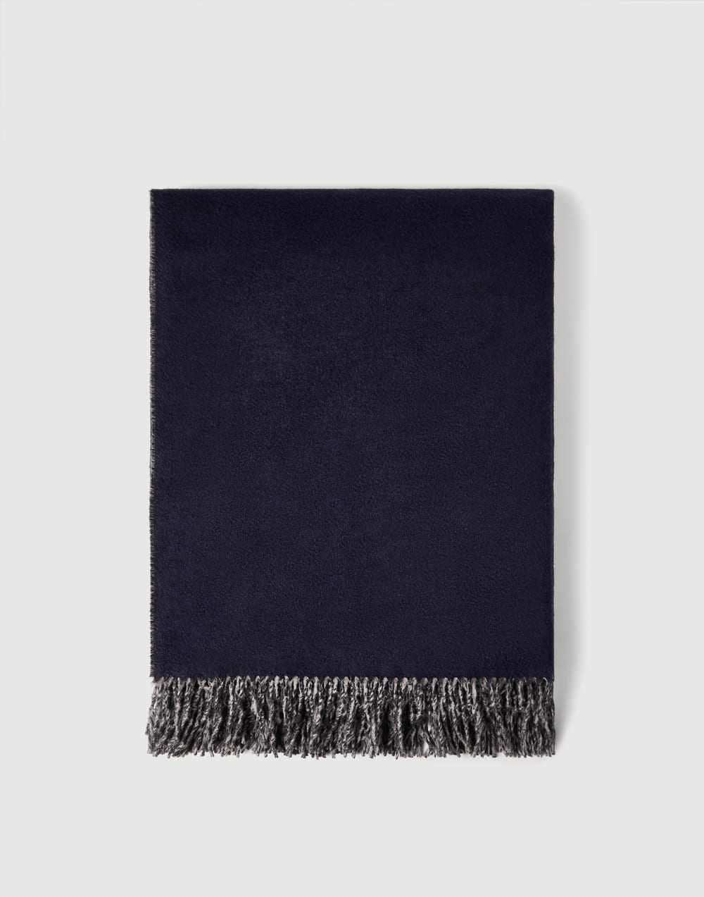 Silk double cloth throw Blue Lifestyle - Brunello Cucinelli