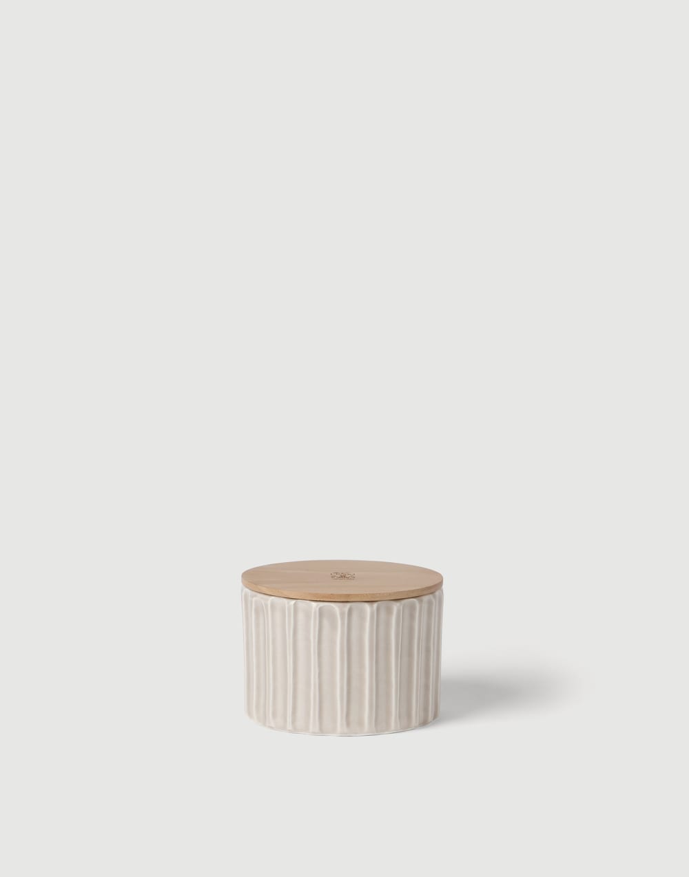 Small candle with walnut wood lid Beige Lifestyle - Brunello Cucinelli