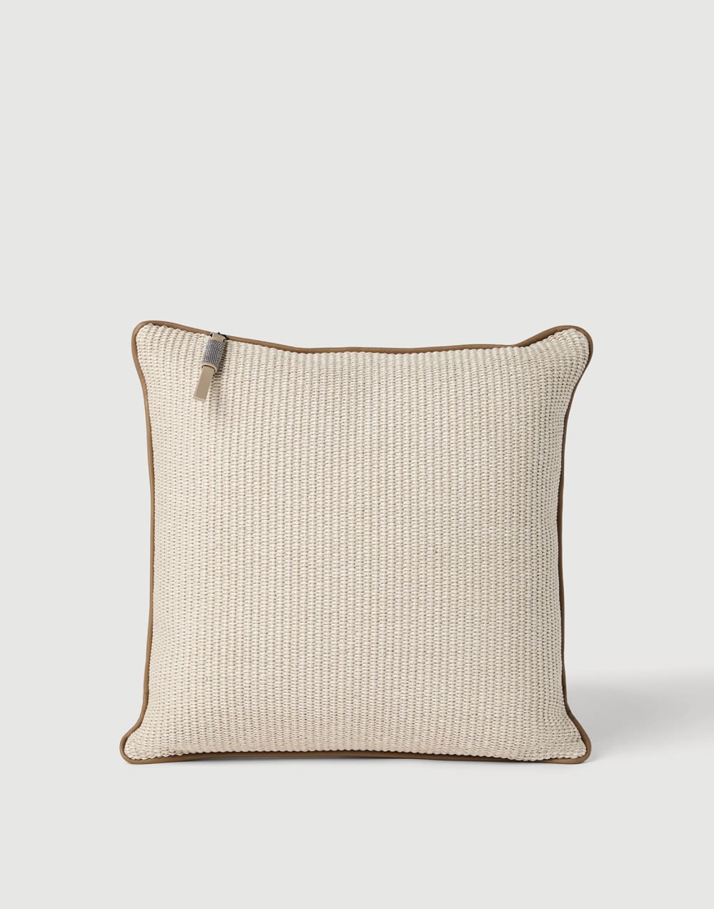 Techno raffia cushion Panama Lifestyle - Brunello Cucinelli