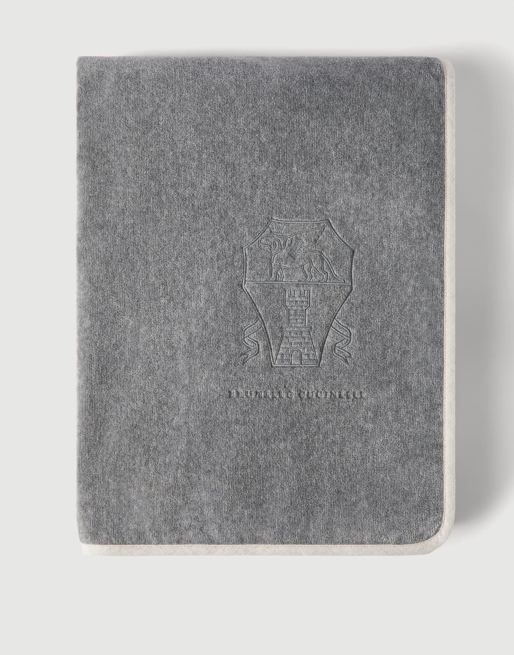 Terrycloth towel Medium Grey Lifestyle - Brunello Cucinelli