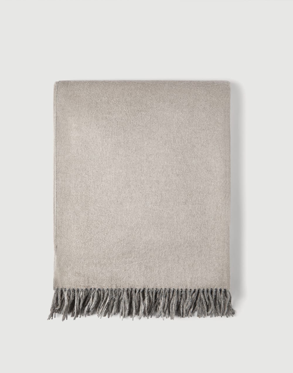 Silk double cloth throw Buff Lifestyle - Brunello Cucinelli
