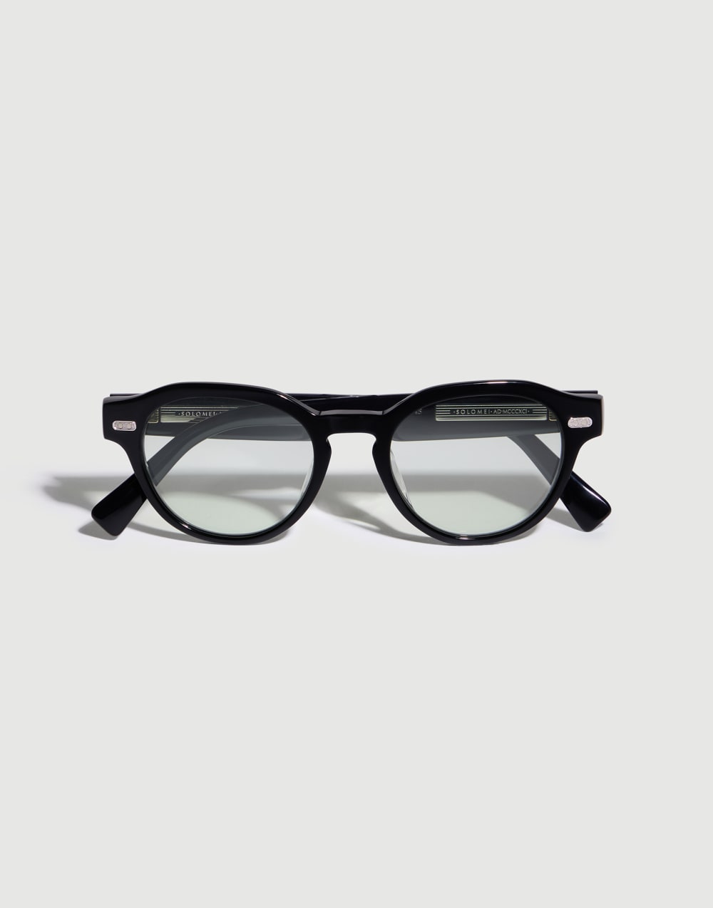Panto acetate aperitif frame Black Eyewear - Brunello Cucinelli