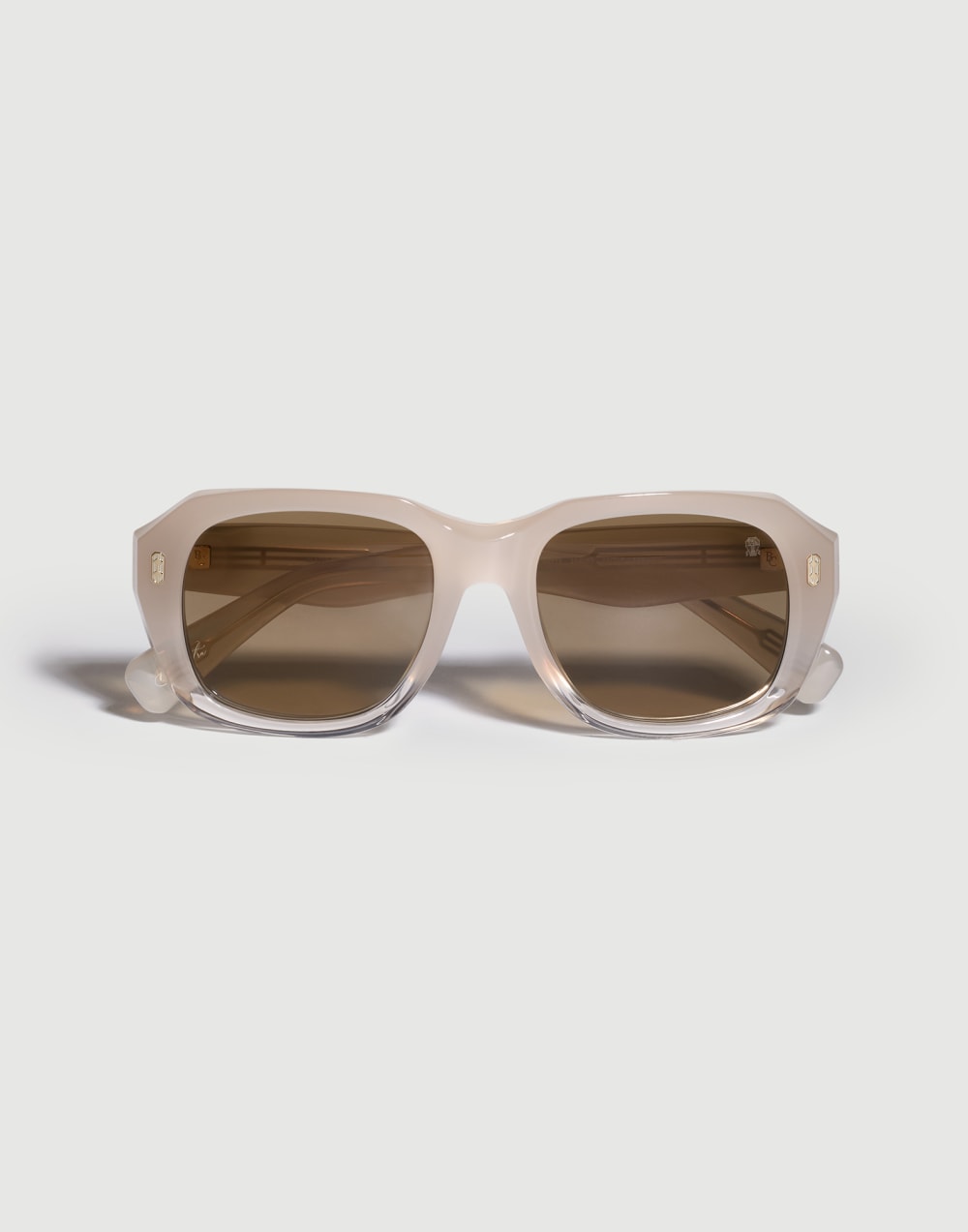 Demetra acetate sunglasses Crystal Beige Eyewear - Brunello Cucinelli