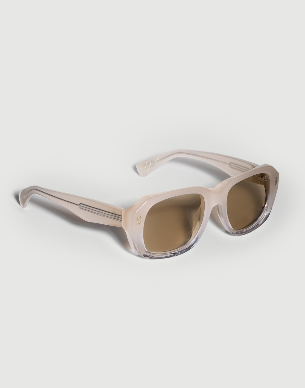Demetra acetate sunglasses Crystal Beige Eyewear - Brunello Cucinelli
