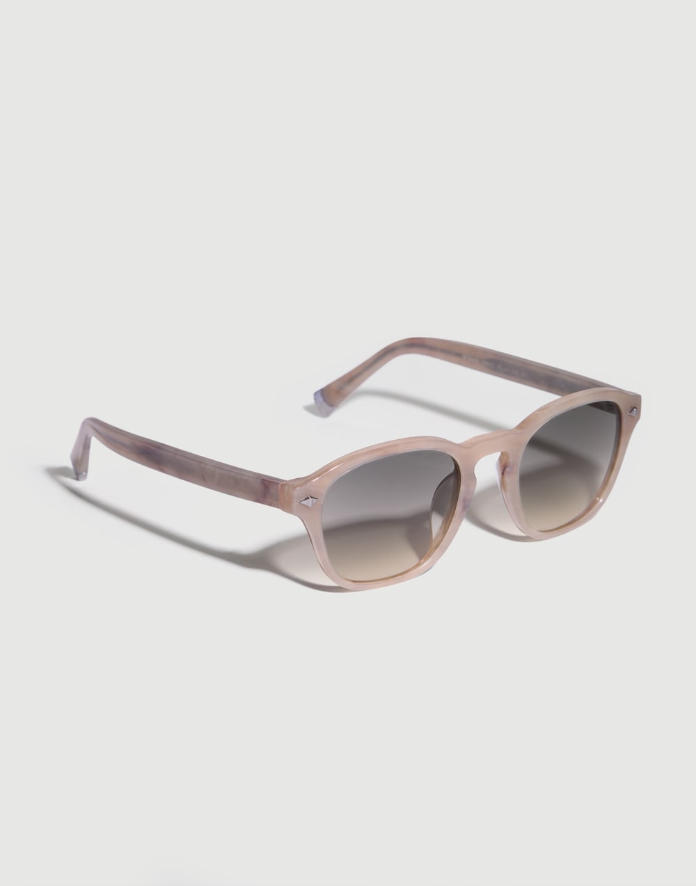 Panto acetate sunglasses Cashmere Beige Eyewear - Brunello Cucinelli