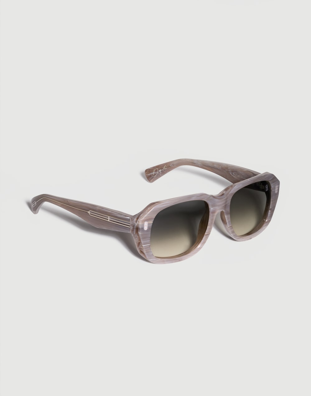 Demetra acetate sunglasses Panama Sand Eyewear - Brunello Cucinelli