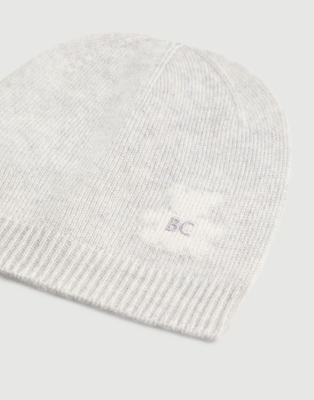 Baby Bernie beanie Light Grey Baby - Brunello Cucinelli