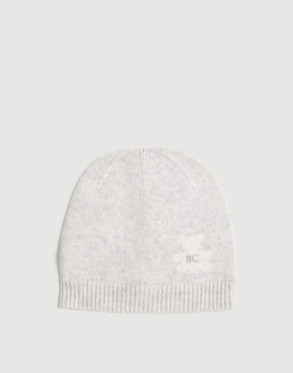Baby Bernie beanie Light Grey Baby - Brunello Cucinelli