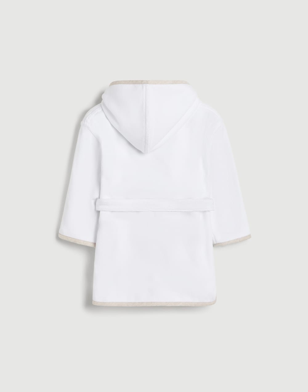Cotton terrycloth bathrobe White Baby - Brunello Cucinelli
