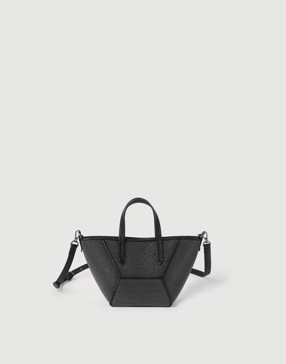 BC Duo 迷你精美手提包 黑色 女款 - Brunello Cucinelli